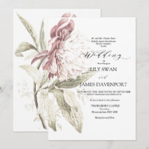 Romantic Vintage Peony Bröllop