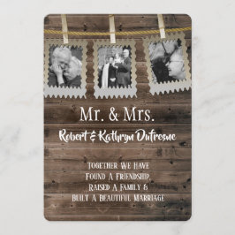 Romantic Vow Renewal w/Photos Inbjudningar