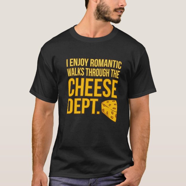 Romantic Walks through Cheese Food Älskare Eater G T Shirt (Framsida)