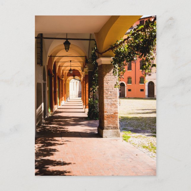 Romantic Walkway i Söt Modena, Italien Vykort (Framsida)