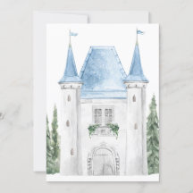 Romantic Watercolor Castle Background Bröllop
