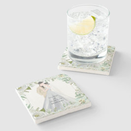 Romantic Watercolor Wedding Stenunderlägg