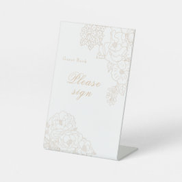 Romantic Wedding Peonies Ivory White Signature