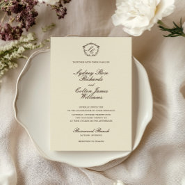 Romantic Western Ranch Wedding Invitation Inbjudningar