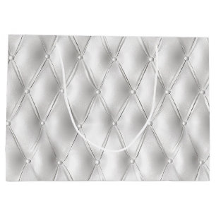 Romantic White Faux Leather