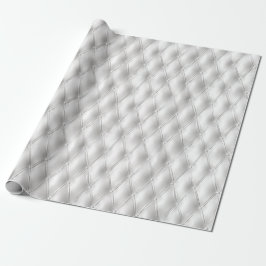 Romantic White Faux Leather Presentpapper