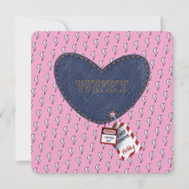 Romantic Wifey Hubby Electrical Lock Märkre Heart