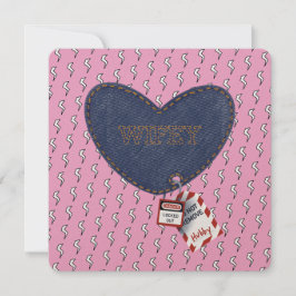 Romantic Wifey Hubby Electrical Lock Märkre Heart