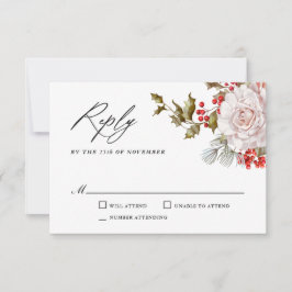 Romantic Winter Blommigt och Evergreens OSA