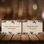 Romantic Winter Wedding Gästböcker<br><div class="desc">Fira din speciella dag med vår gäst i bröllop bok! Bärk charmen av hullbär när gästerna ritar sitt hjärtliga önskemål. Den här gästen bok är en skatteterve från kärlek, som fångar kärnan av ditt glada tillfälle. Låt sidorna fylla med varm önskemål och omhuldade minnen, skapar det vara en viktig sak...</div>