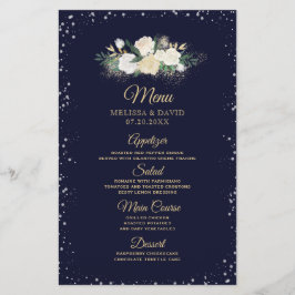 Romantic Winter Wonderland Bröllop Menu