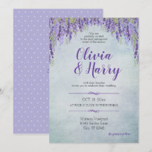 Romantic Wisteria Garden Wedding