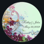 ROMANTICA /ELEGANT BLOMMIGT /PANSIES,SNOWDROPS Grö Runt Klistermärke<br><div class="desc">Elegant-,  klass-,  vibrations- och klassisk blommigt. Lila pansier och blommor...  .Digital grafisk framställning i vintage stil av Bulgan Lumini (c) Ett anpassade-klistermärke med egen text för särskilda tillfällen,  inbjudningar,  meddelanden eller bröllopsinbjudningar ,  design och digitalt bildframställning i vintage stil av Bulgan Lumini (c) .</div>