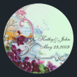 ROMANTICA /ELEGANT BLOMMIGT /PANSIES,SNOWDROPS Grö Runt Klistermärke<br><div class="desc">Elegant-,  klass-,  vibrations- och klassisk blommigt. Lila pansier och blommor...  .Digital grafisk framställning i vintage stil av Bulgan Lumini (c) Ett anpassade-klistermärke med egen text för särskilda tillfällen,  inbjudningar,  meddelanden eller bröllopsinbjudningar ,  design och digitalt bildframställning i vintage stil av Bulgan Lumini (c) .</div>