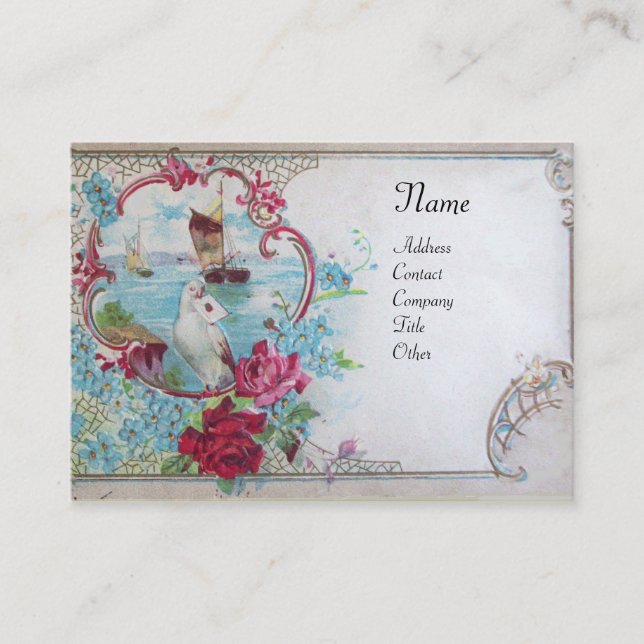 ROMANTICA MONOGRAM 2 VISITKORT (Framsida)