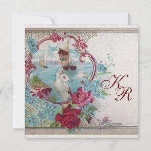 ROMANTİCA MONOGRAM ,champagnemetall papper Meddelande