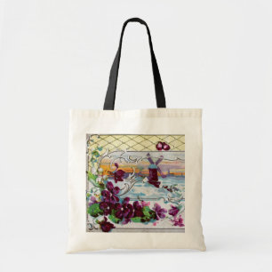 ROMANTICA-paneler,Violets,Winter-Blommigt Tygkasse