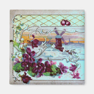 ROMANTICA-vinter liggande med paneler Magnet