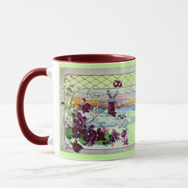 ROMANTICA-vinter liggande med paneler Mugg (Vänster)