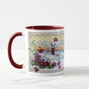 ROMANTICA-vinter liggande med paneler Mugg