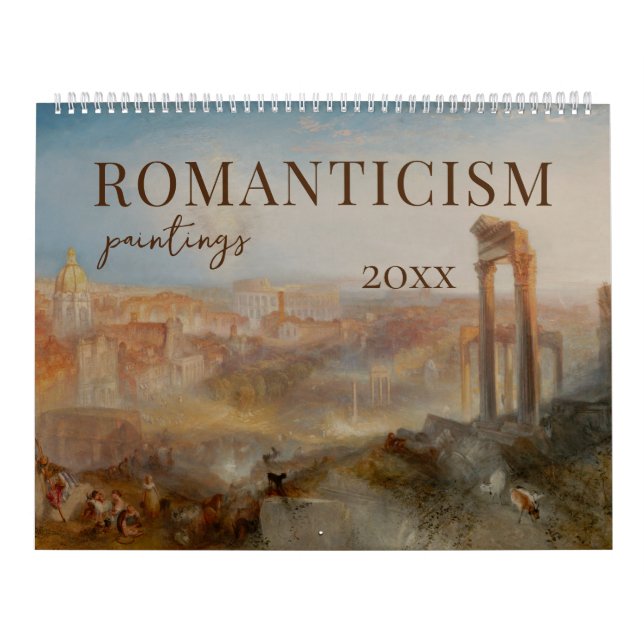 Romanticism Paintings Berömd Painters Artistic Kalender (Omslag)
