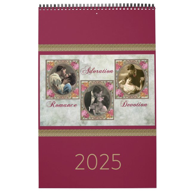 Romantik, annons- och utvecklingskalender kalender (Omslag)