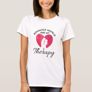 Romantik är min terapeutisk bokmask t shirt