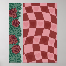 Romantik Bokälskare Poster