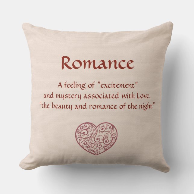 Romantik Cream Reversible Decorative Pillow Kudde (Framsida)