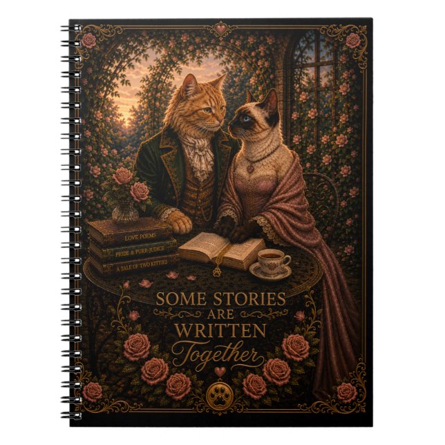Romantik dagbok anteckningsbok (Framsidan)