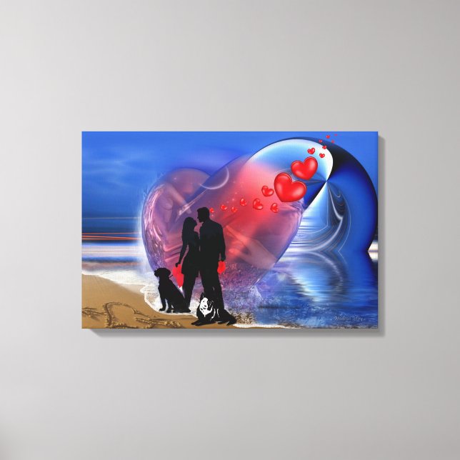 Romantik Decor Canvastryck (Framsida)