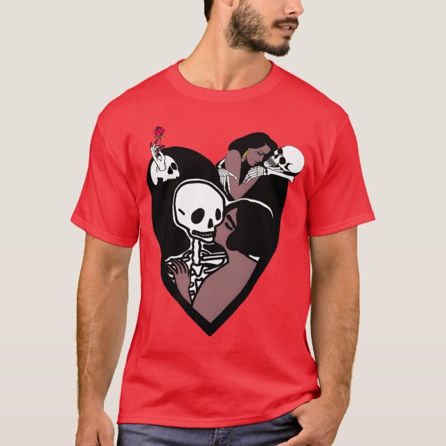 Romantik familj t shirt (Framsida)