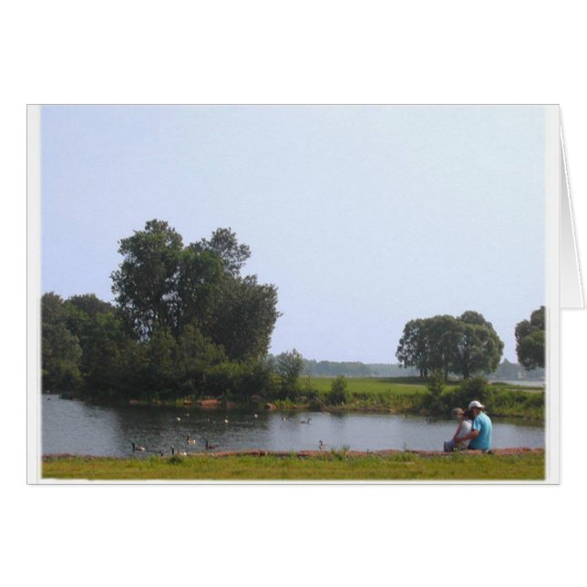 Romantik Hälsningskort (Framsidan Horizontal)