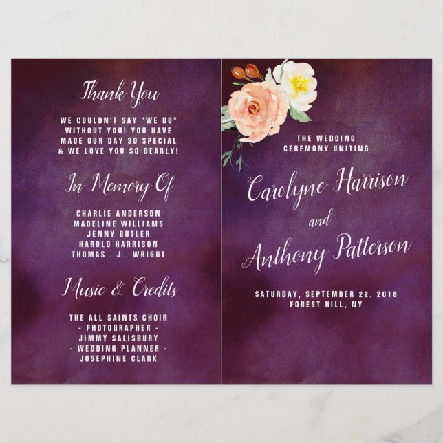 Romantik i Bloom Bröllop-samlingen (Framsida)