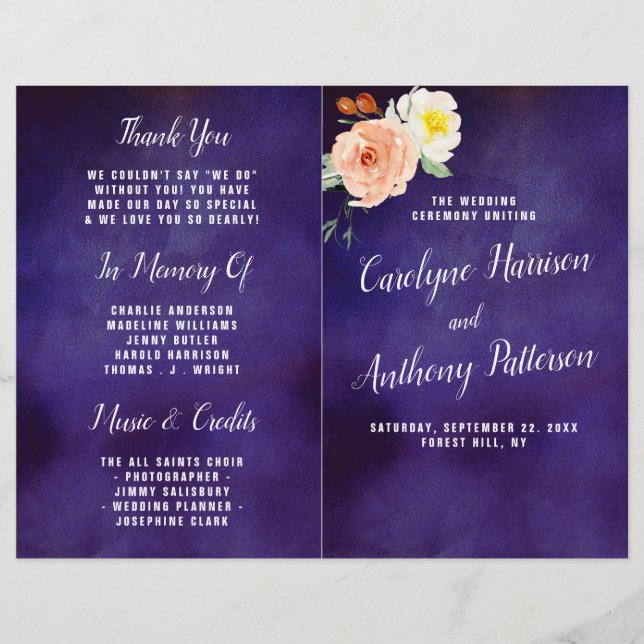 Romantik i Bloom Bröllop-samlingen (Framsida)