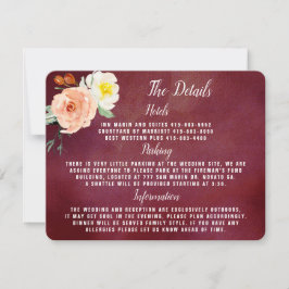 Romantik i Bloom Bröllop-samlingen Inbjudningar