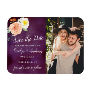 Romantik i Bloom Bröllop-samlingen Magnet