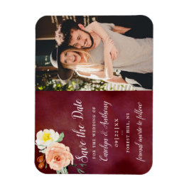 Romantik i Bloom Bröllop-samlingen Magnet