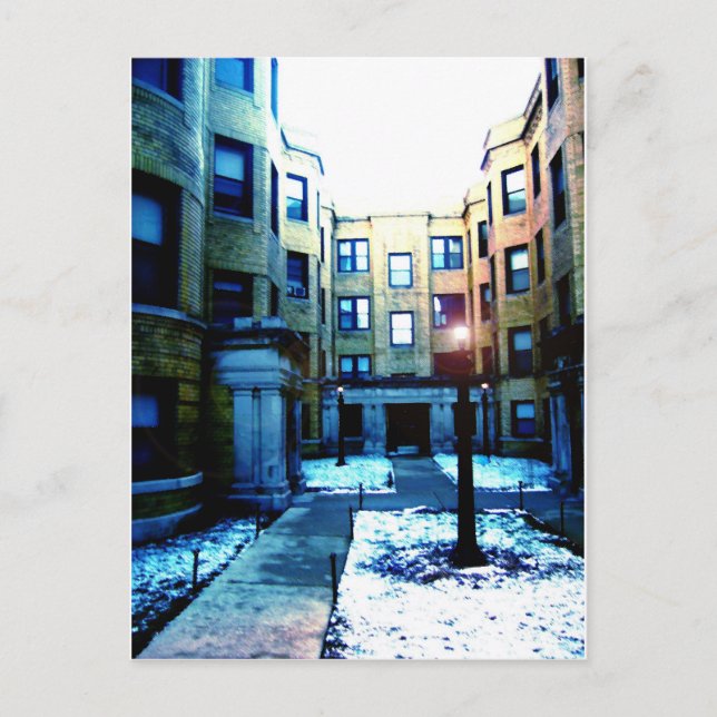 Romantik i Chicago av Rossouw Vykort (Framsida)