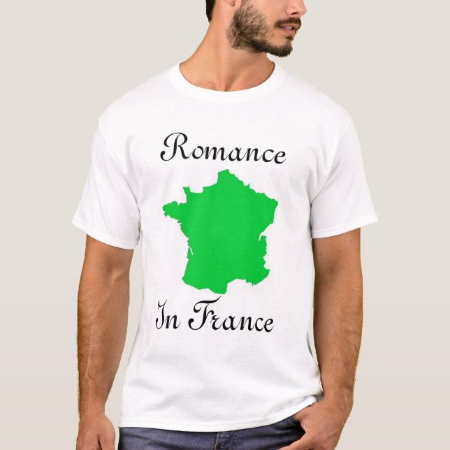 Romantik i frankriken t-shirt (Framsida)