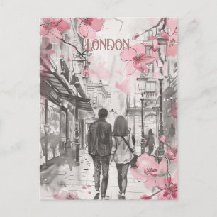 Romantik i London Vykort