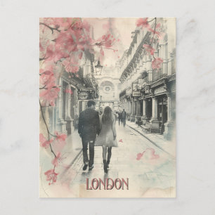 Romantik i London Vykort