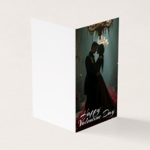 Romantik i Ro Hall för alla hjärtans dag Kort