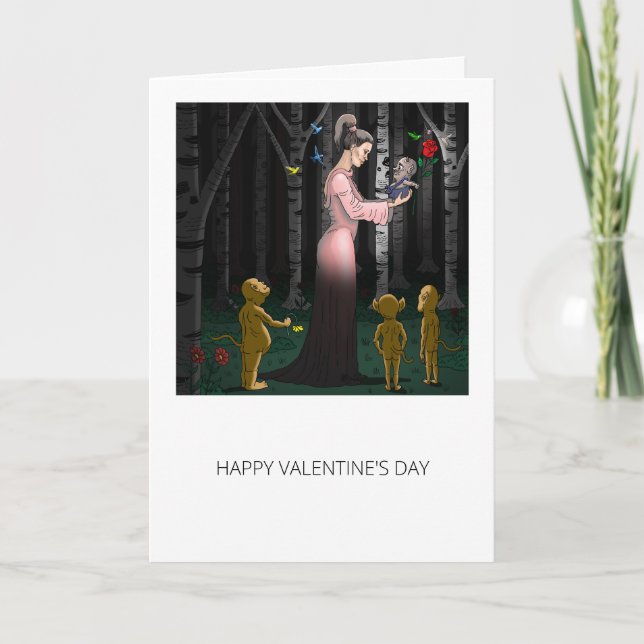 Romantik i sagesskogen kort (Framsida)