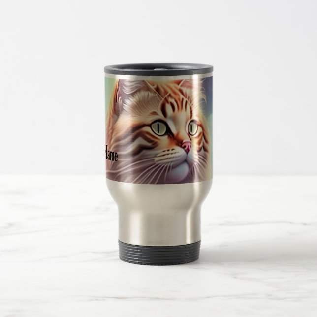 Romantik Katze mit Blumen Resemugg (Center)