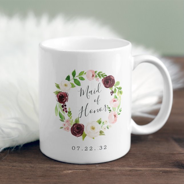  Romantik Maid of honor Kaffemugg (Skapare uppladdad)