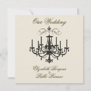 Romantik med en Chandelier ~-inbjudan/OSA Inbjudningar