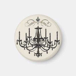 Romantik med en Chandelier ~ Magnet Fransk Kärlek