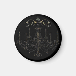 Romantik med en Chandelier ~ Magnet Fransk Kärlek