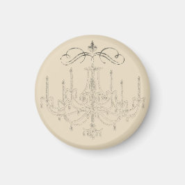 Romantik med en Chandelier ~ Magnet Fransk Kärlek